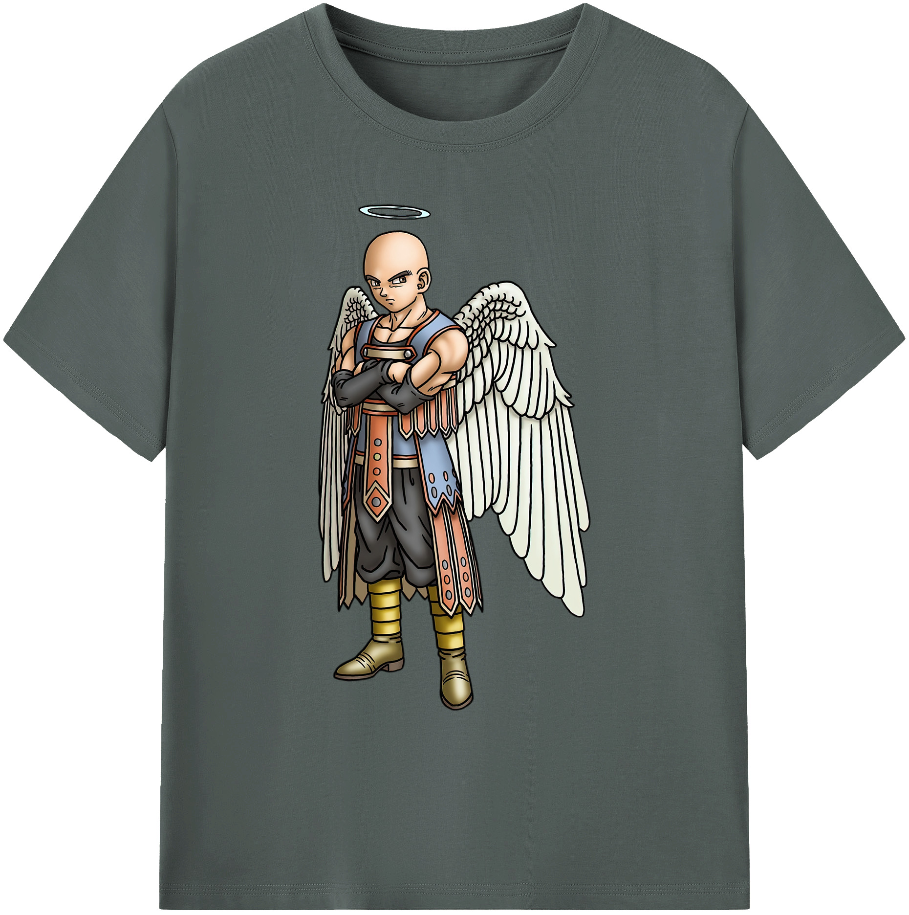 （画像用） ドラゴンクエスト Doragon Kuesuto Dragon Quest 綿100％ メンズ半袖Tシャツ｜肌触りやわらか＆通気性
